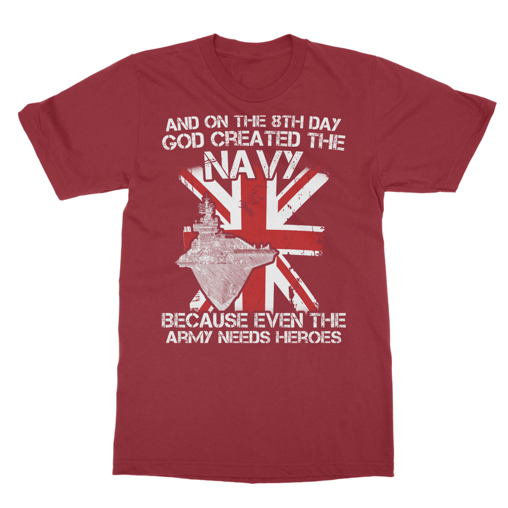 Royal Navy Are Heroes Classic Adult T-Shirt