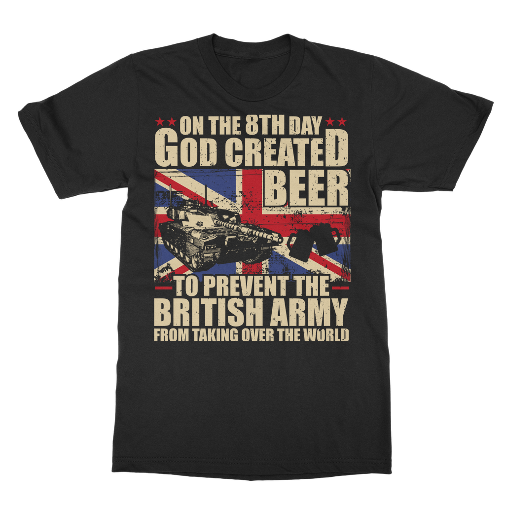 British Army Loves Beer Classic Adult T-Shirt