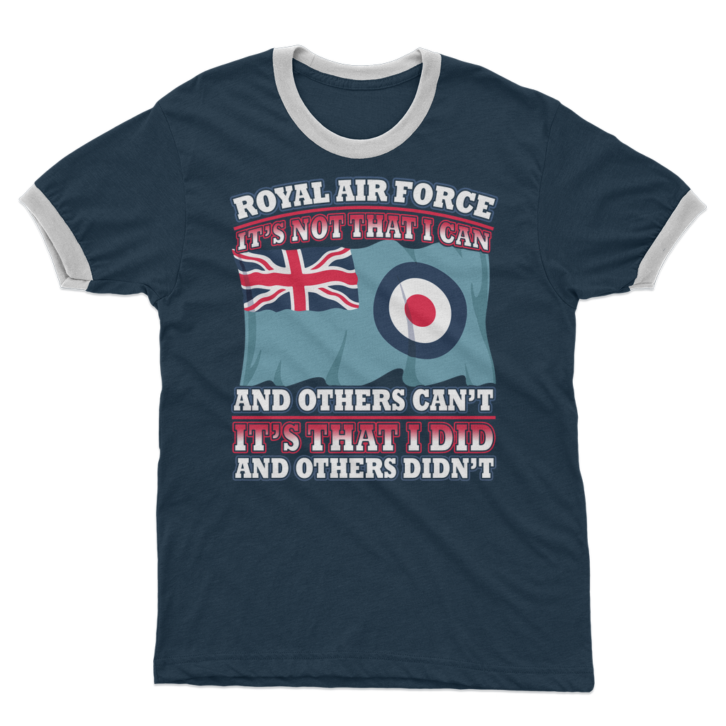 Royal Air Force - It's That I Did Adult Ringer T-Shirt