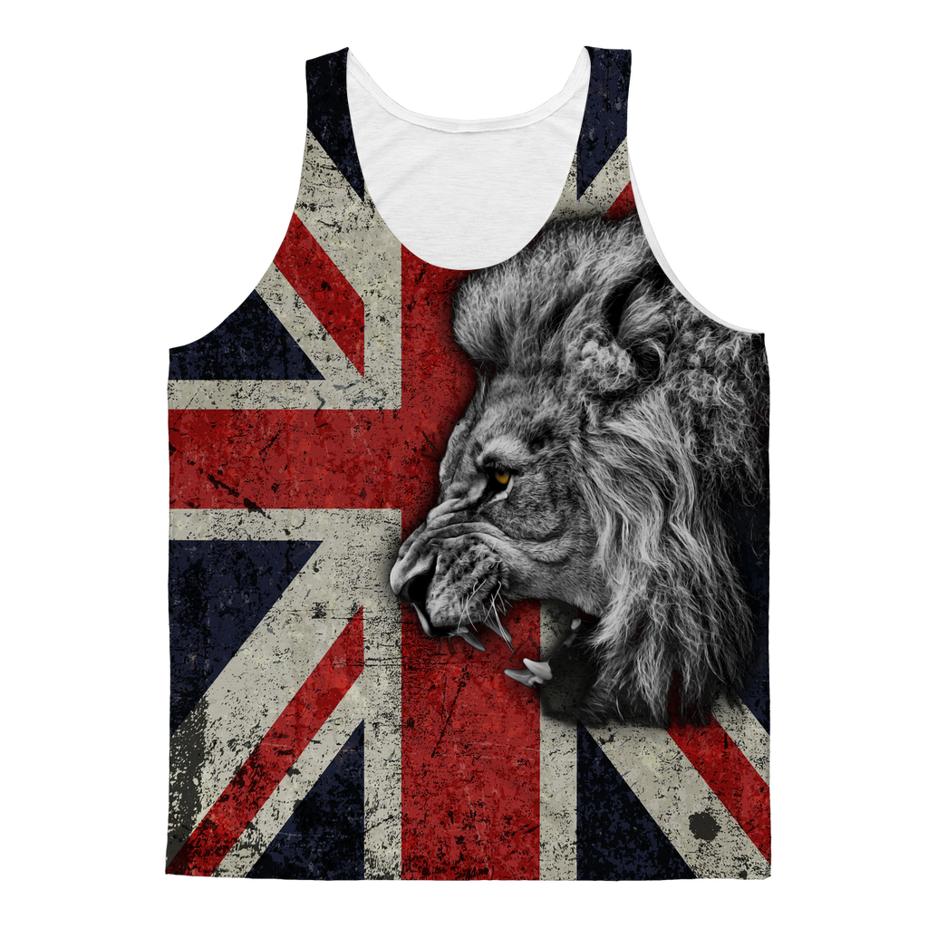 British Lion All Over Printed Classic Sublimation Adult Tank Top