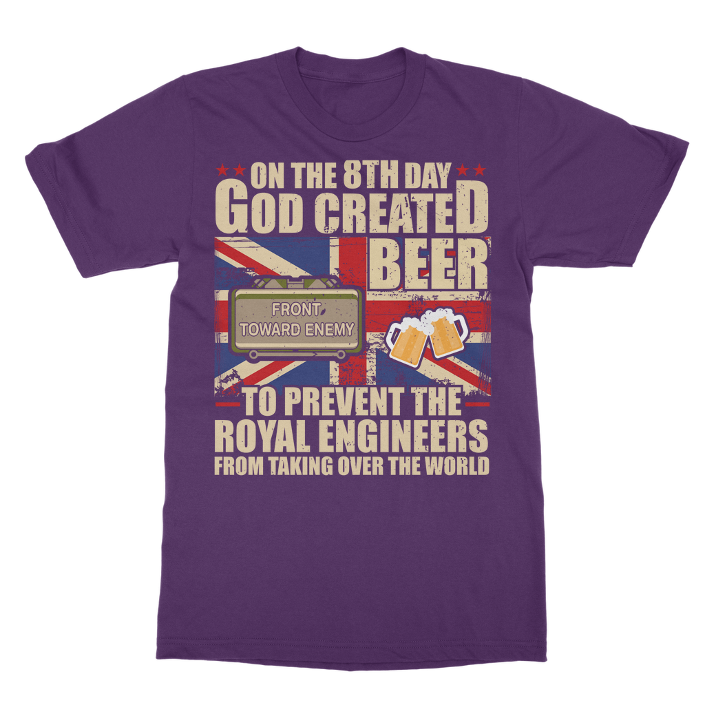 Royal Engineers Love Beer Classic Adult T-Shirt