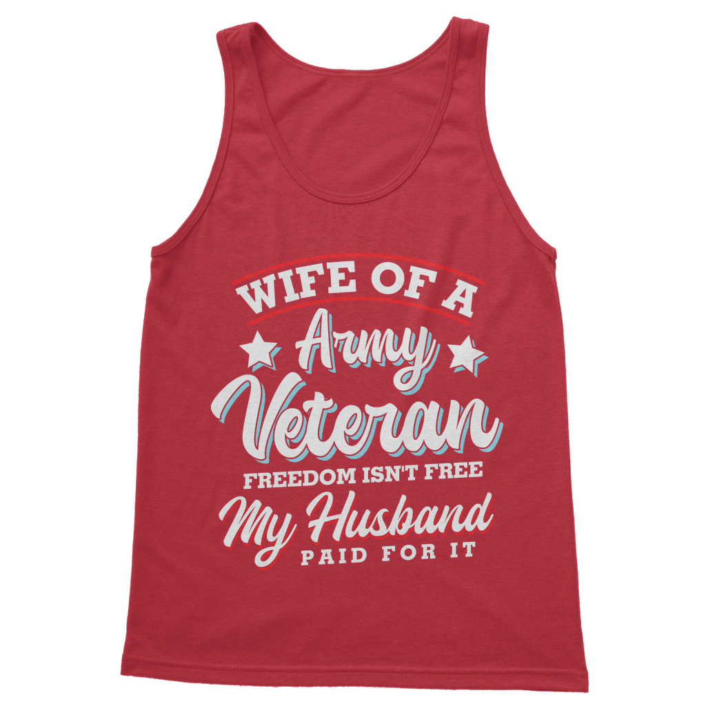 Wife of a Army Veteran Classic Women's Tank Top