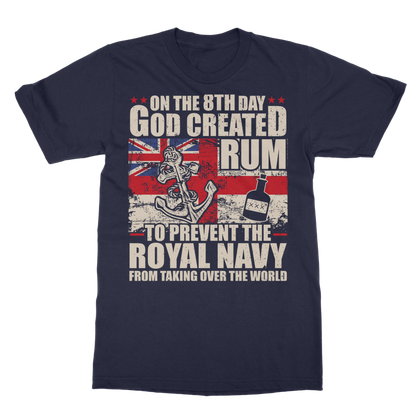 Royal Navy Loves Rum Classic Adult T-Shirt