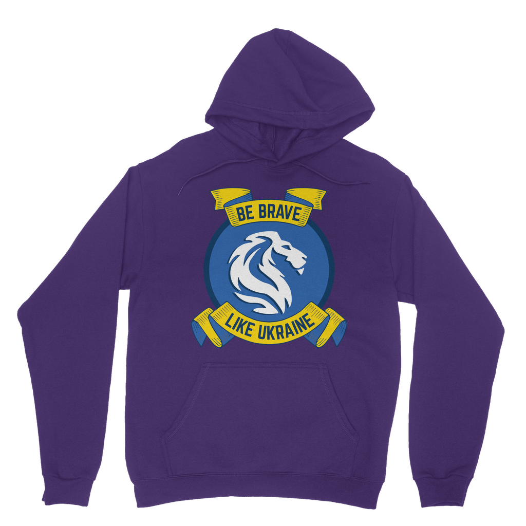 Be Brave Like Ukraine Classic Adult Hoodie