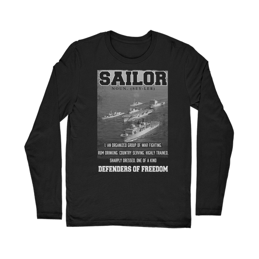 Sailors - Defenders Of Freedom Classic Long Sleeve T-Shirt