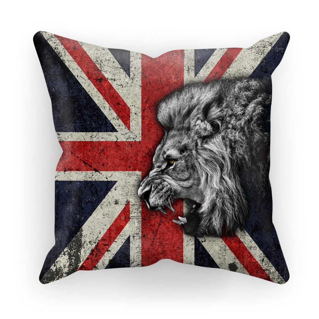 British Lion All Over Printed The Union Jack Sublimation Cushion Cover
