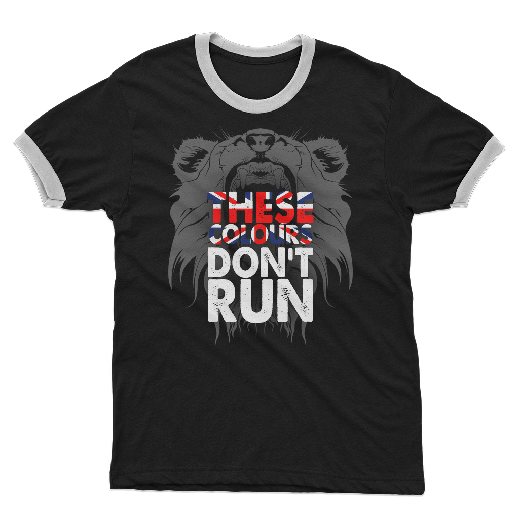 These Colours Don't Run Adult Ringer T-Shirt