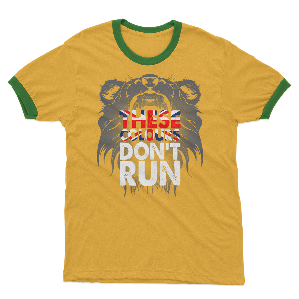 These Colours Don't Run Adult Ringer T-Shirt