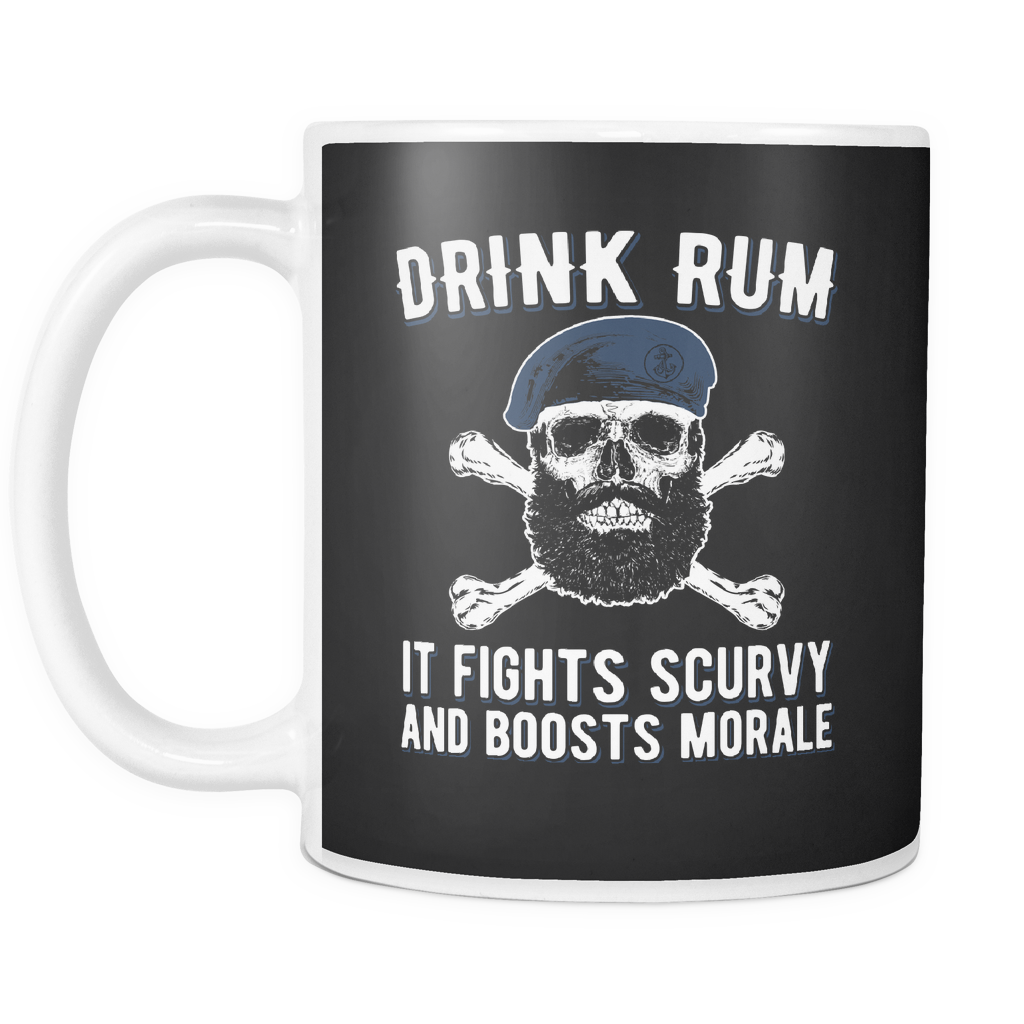 Drink Rum It Fights Scurvy And Boosts Morale Mug