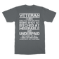 Veteran - I Would Do It All Over Again (Back Print) Classic Adult T-Shirt