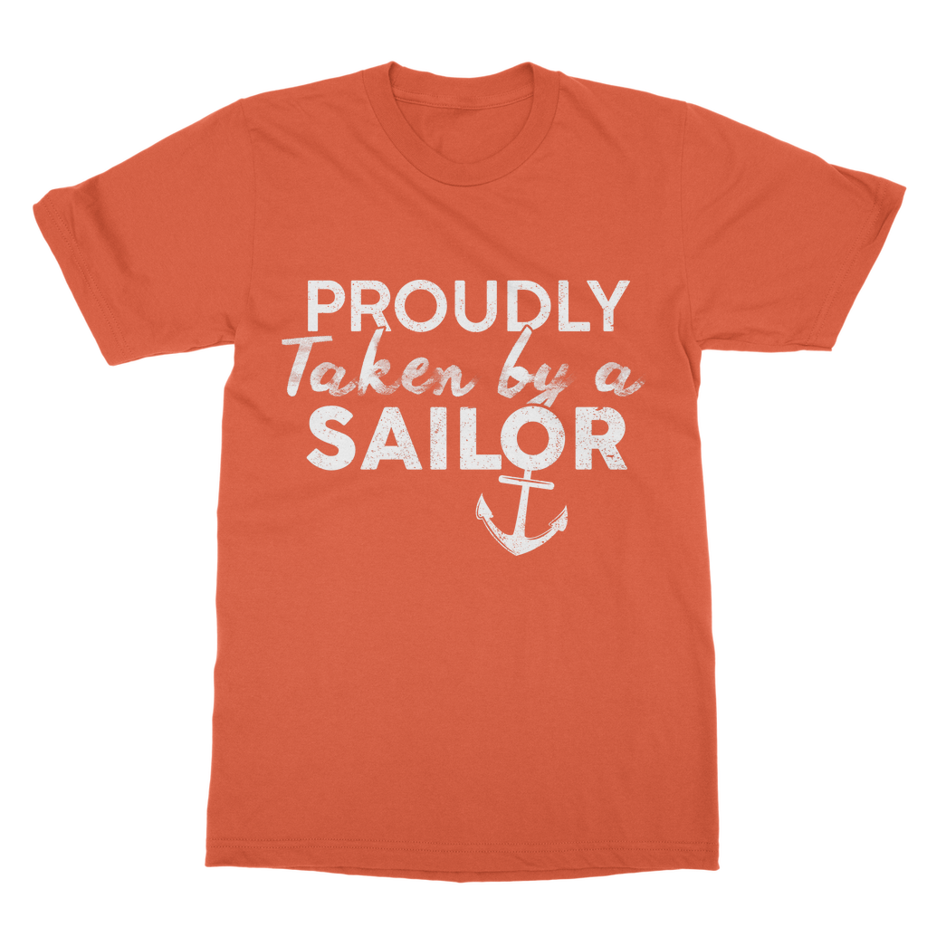 Proudly Taken By A Sailor Classic Adult T-Shirt