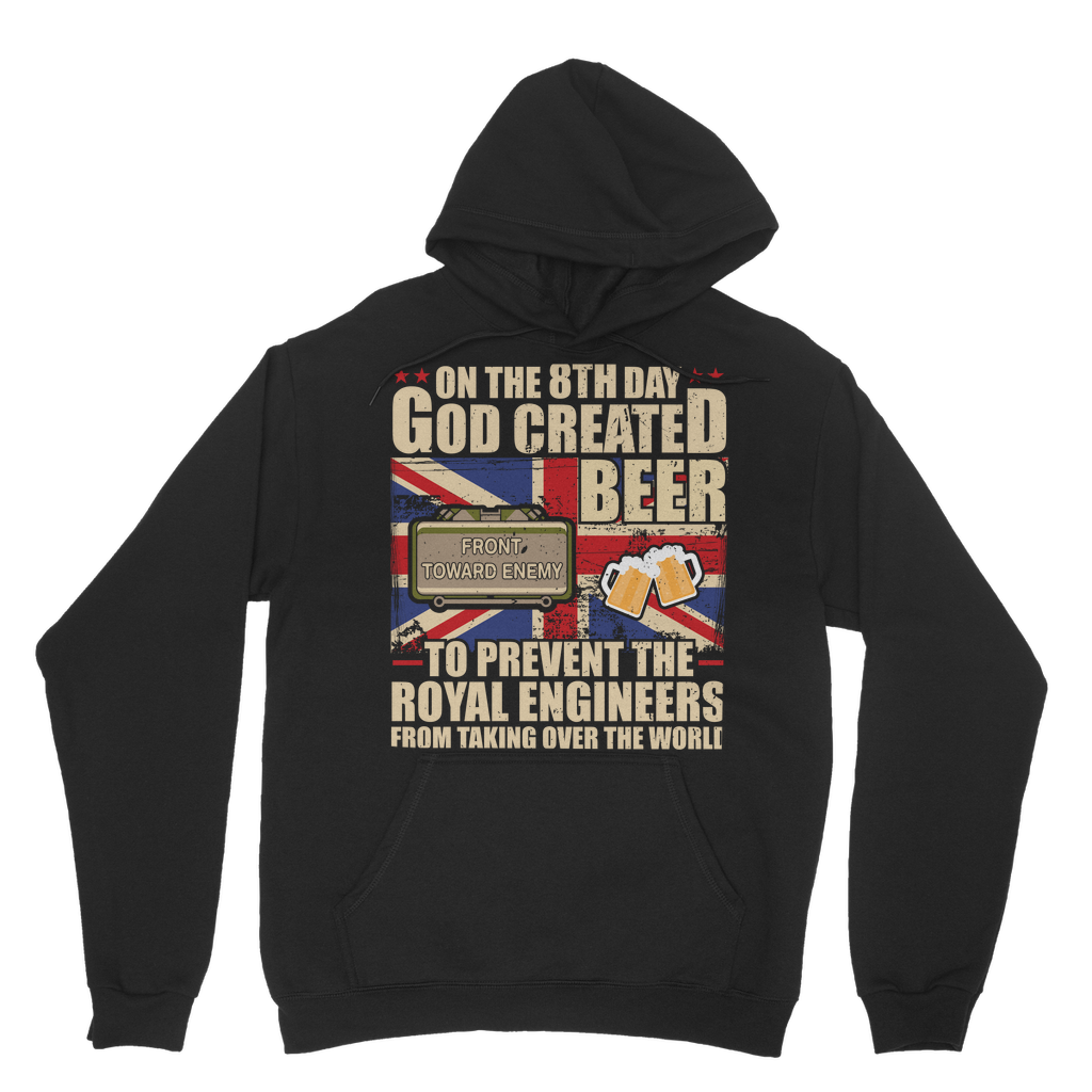 Royal Engineers Love Beer Classic Adult Hoodie