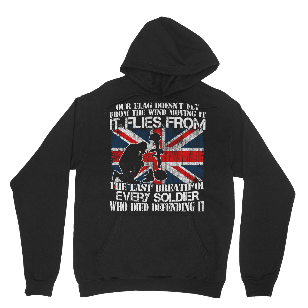 Our Flag Doesn't Fly From The Wind Moving It Classic Adult Hoodie
