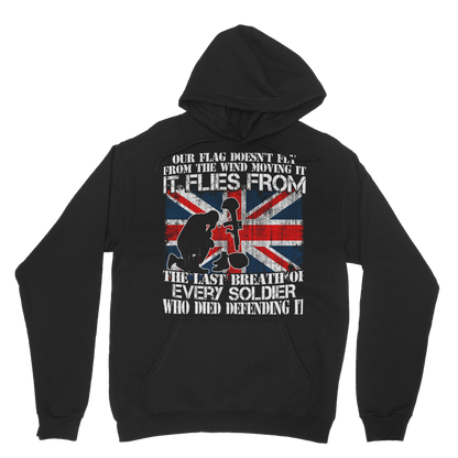 Our Flag Doesn't Fly From The Wind Moving It Classic Adult Hoodie