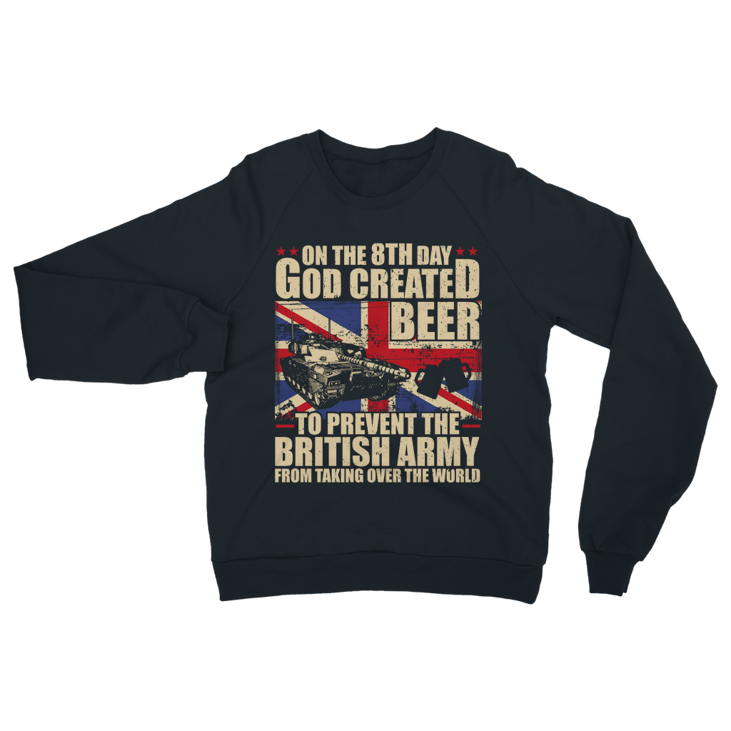 British Army Loves Beer Classic Adult Sweatshirt